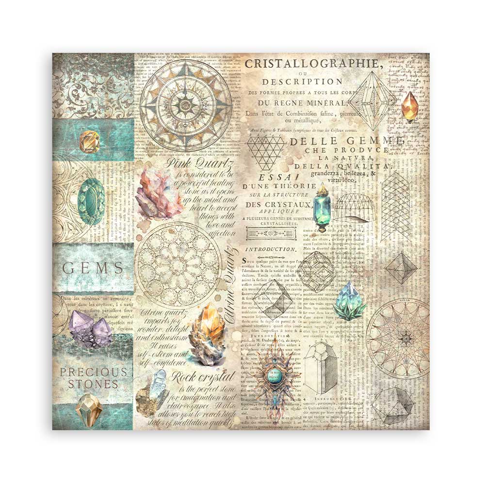 Bloc Scrapbooking 22 Hojas Fortune 12x12 Stamperia - Image 8