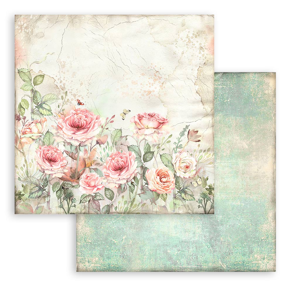 Bloc Scrapbooking 10 Hojas House of Roses Stamperia - Image 9