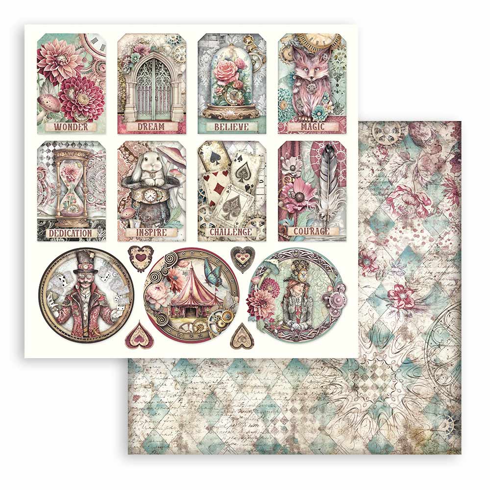 Bloc Scrapbooking 10 Hojas Master of Magic Stamperia - Image 13