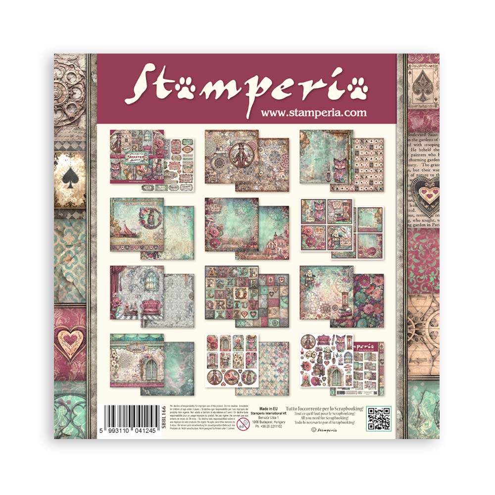 Bloc Scrapbooking 10 Hojas Master of Magic Stamperia - Image 15