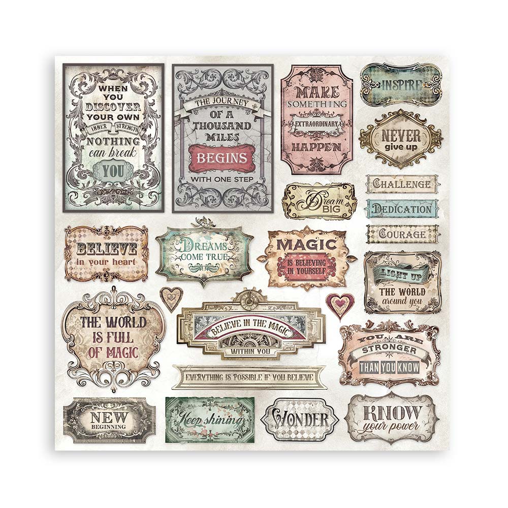 Bloc Scrapbooking 10 Hojas Master of Magic Stamperia - Image 3