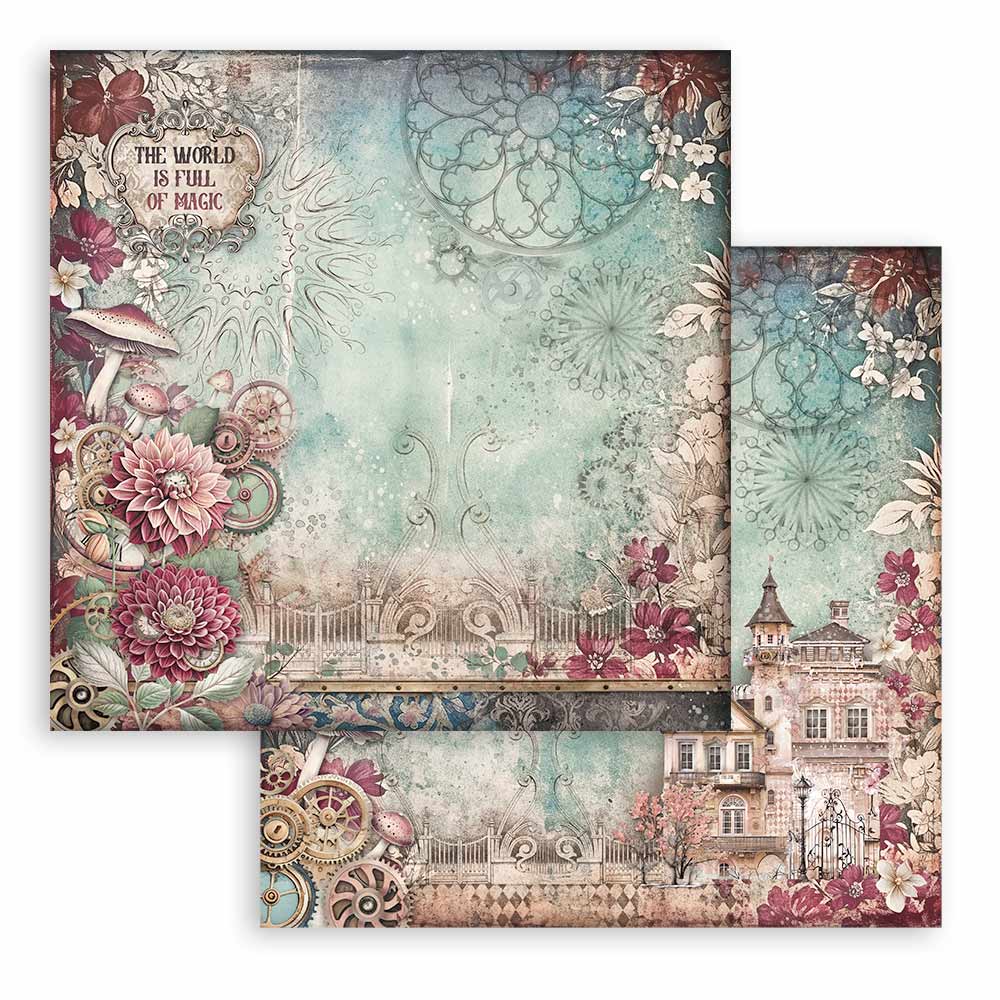 Bloc Scrapbooking 10 Hojas Master of Magic Stamperia - Image 7