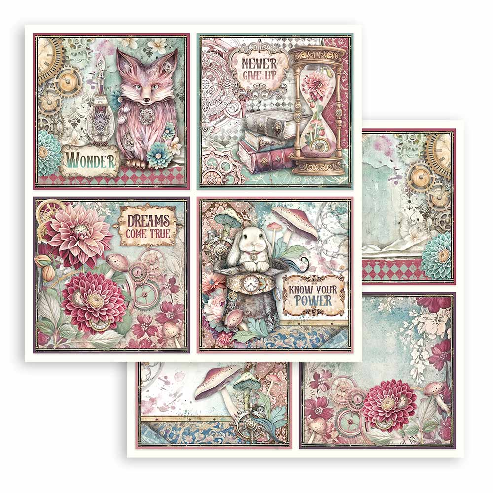 Bloc Scrapbooking 10 Hojas Master of Magic Stamperia - Image 8