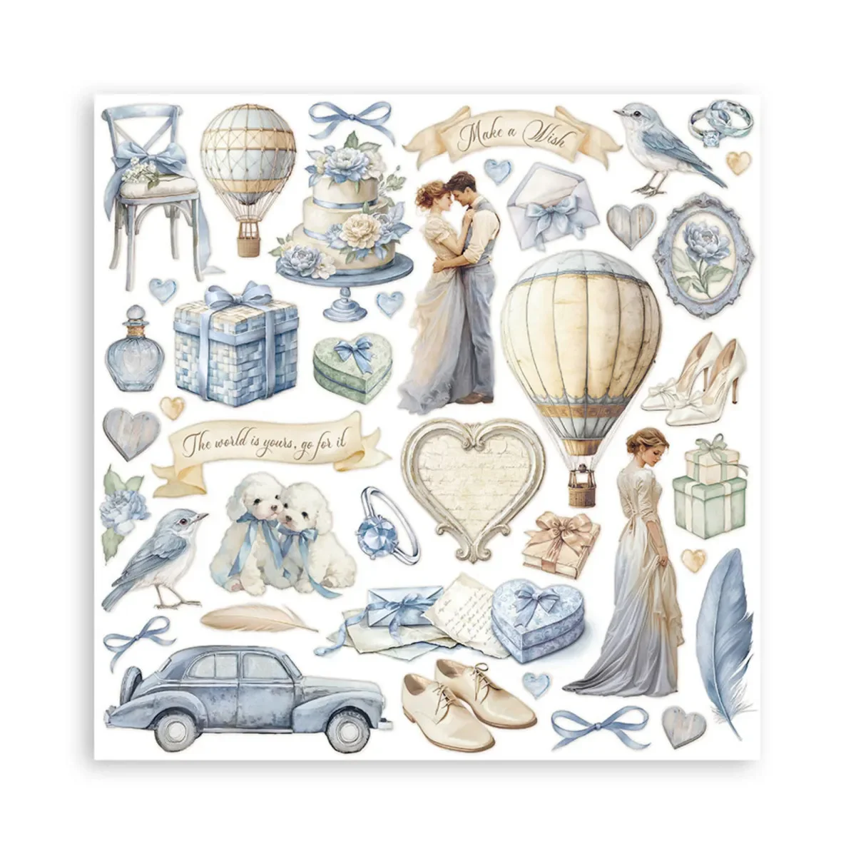 Bloc Scrapbooking 10 Hojas Timeless Stamperia - Image 10
