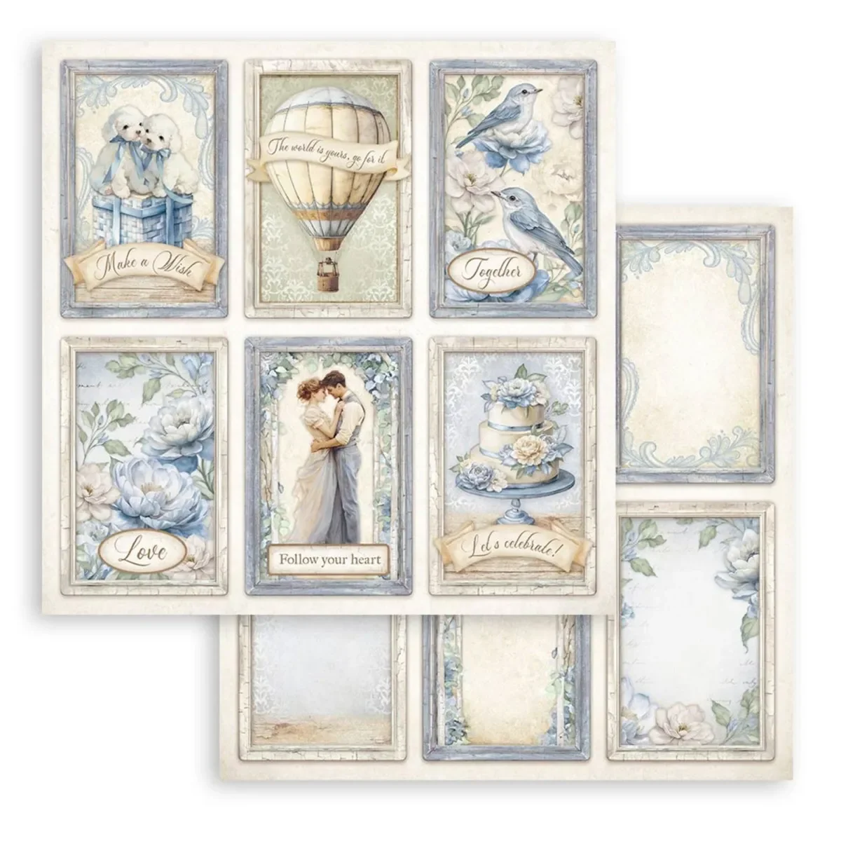 Bloc Scrapbooking 10 Hojas Timeless Stamperia - Image 7