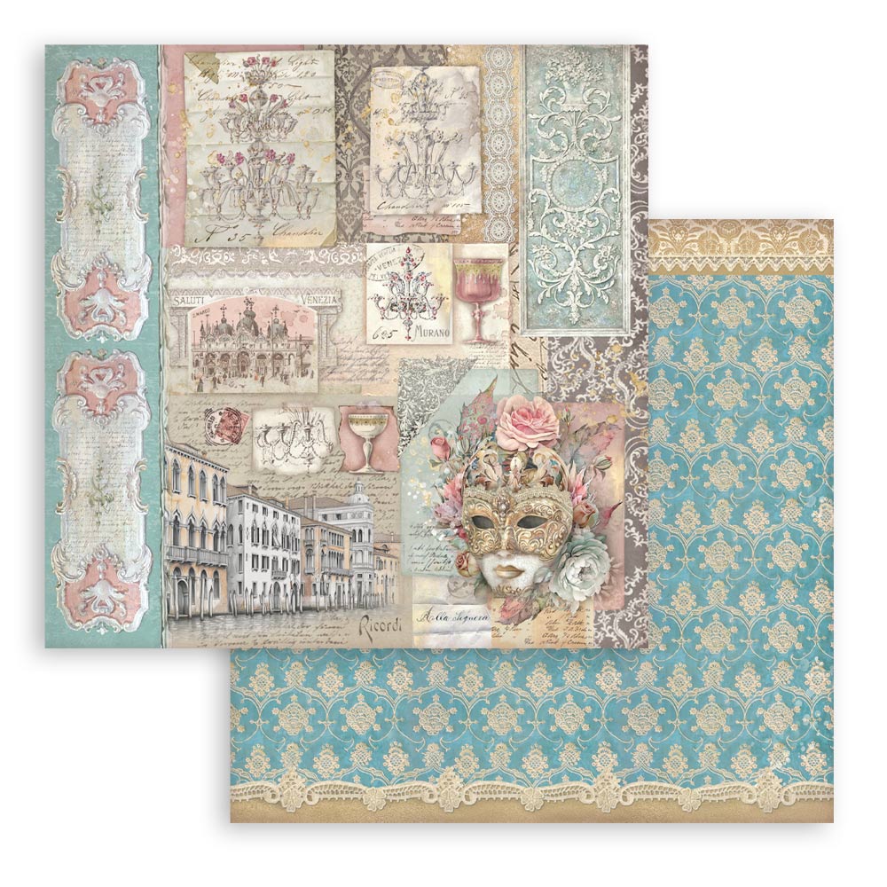 Bloc Scrapbooking 10 Hojas Venice City of Art Stamperia - Image 6