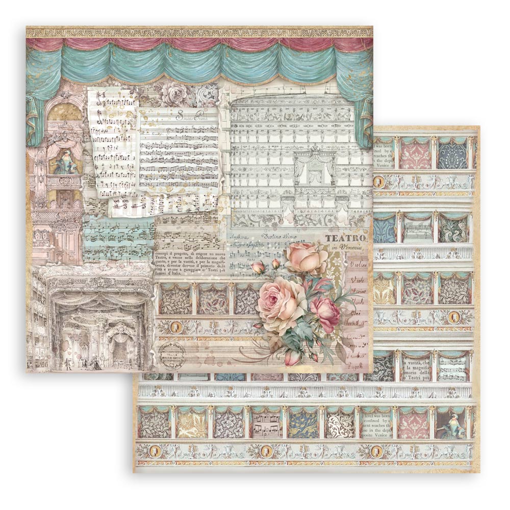 Bloc Scrapbooking 10 Hojas Venice City of Art Stamperia - Image 9