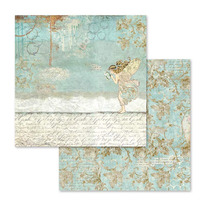 Bloc Scrapbooking 10 Hojas Wonderland 12x12 Stamperia - Image 3