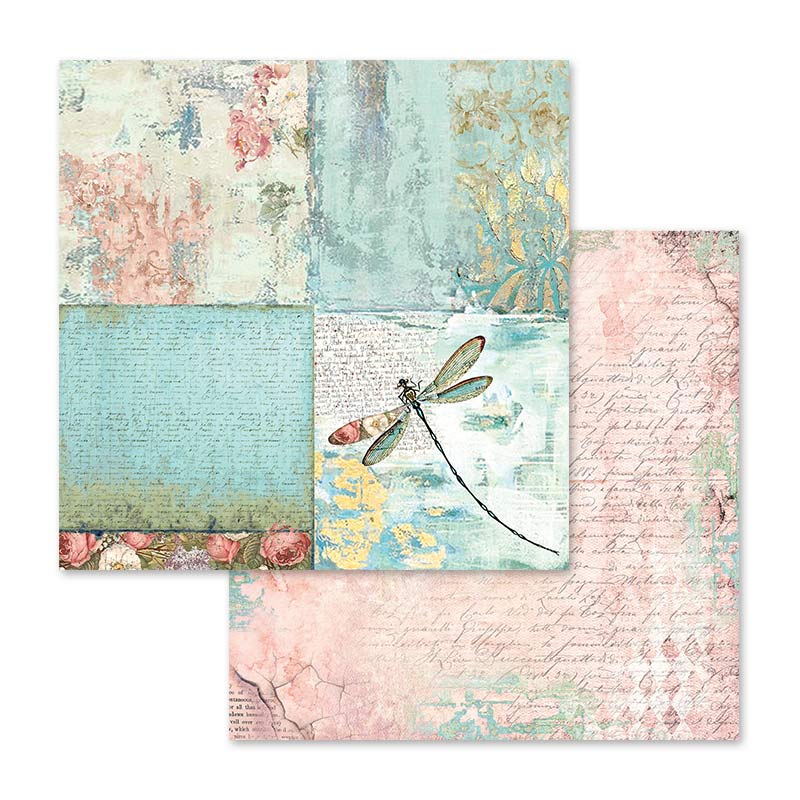 Bloc Scrapbooking 10 Hojas Wonderland 12x12 Stamperia - Image 4