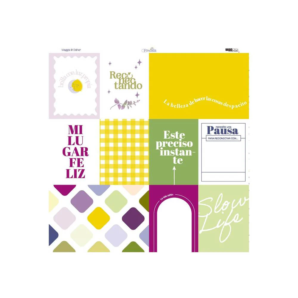 Bloc Scrapbooking 13 Hojas Pausa 30,5 cm Basic Crea - Image 20