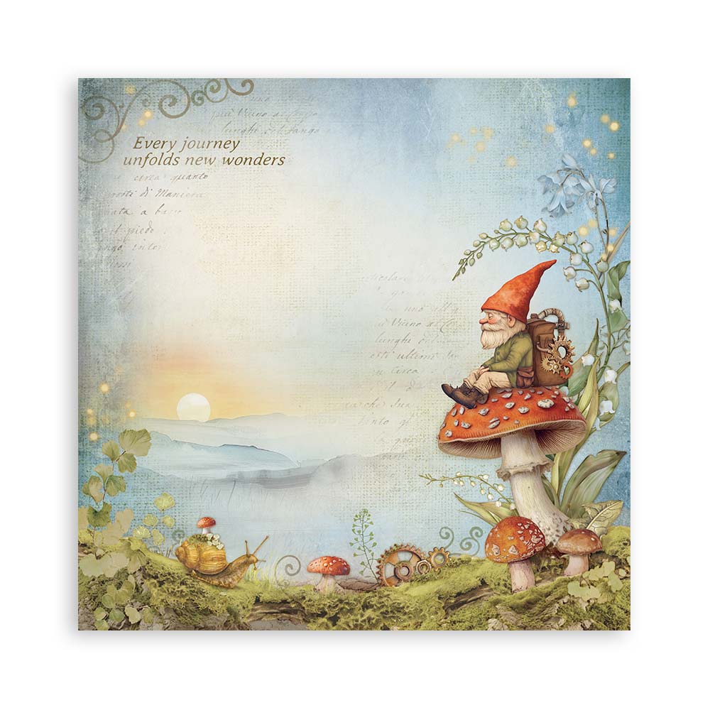 Bloc Scrapbooking 22 Hojas Hidden Grove Stamperia - Image 14