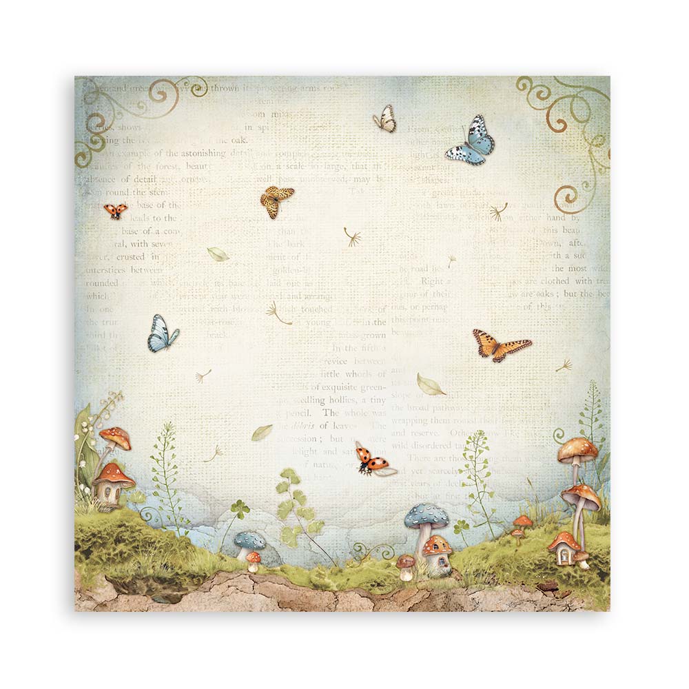 Bloc Scrapbooking 22 Hojas Hidden Grove Stamperia - Image 7