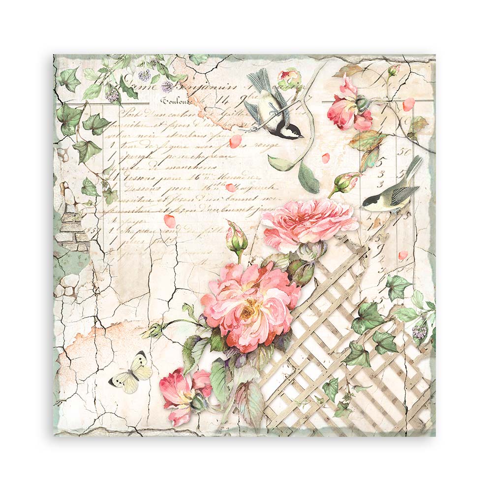 Bloc Scrapbooking 22 Hojas House of Roses Stamperia - Image 11