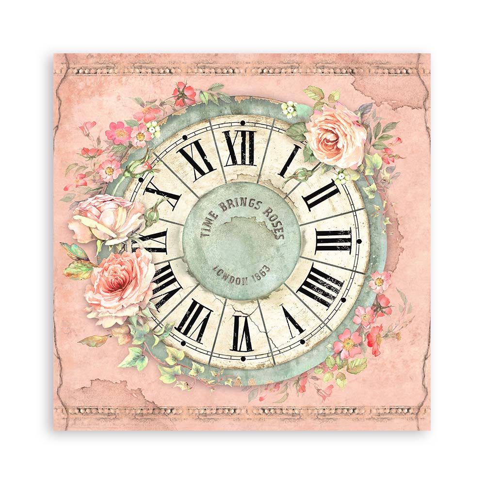 Bloc Scrapbooking 22 Hojas House of Roses Stamperia - Image 13