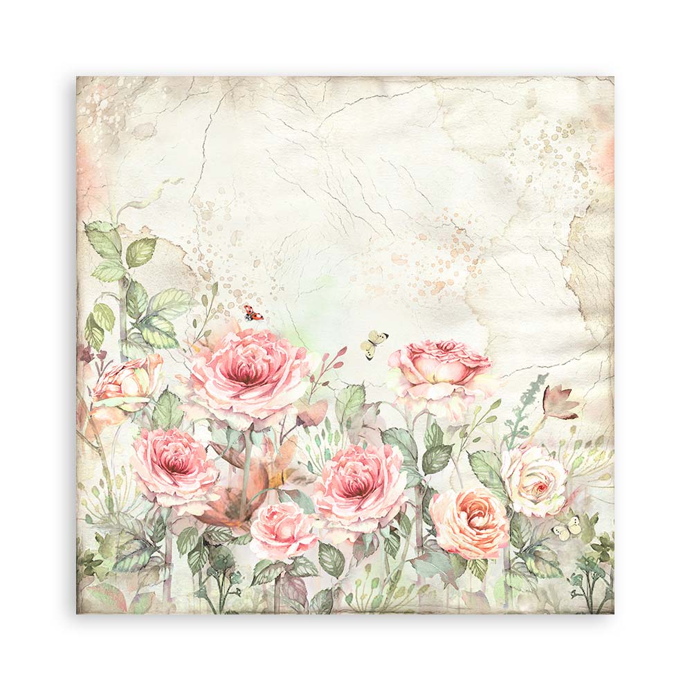 Bloc Scrapbooking 22 Hojas House of Roses Stamperia - Image 15