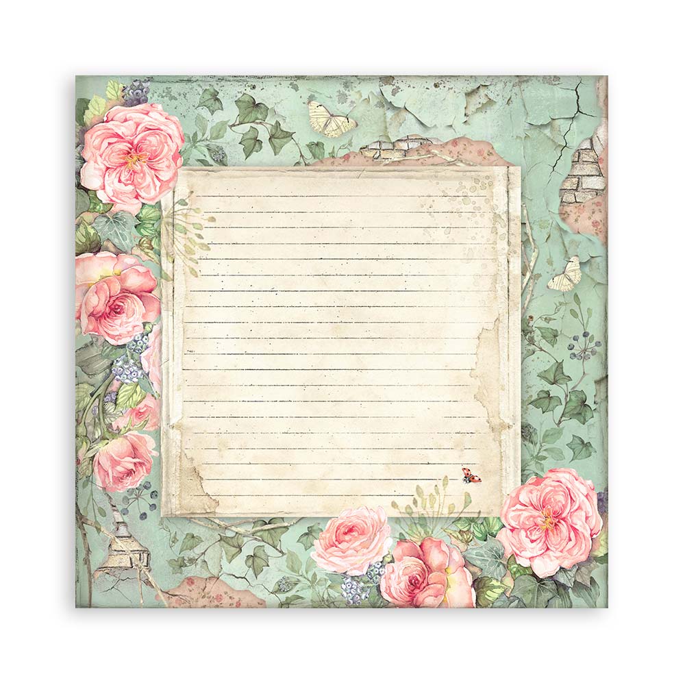 Bloc Scrapbooking 22 Hojas House of Roses Stamperia - Image 17