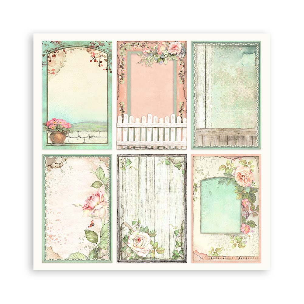 Bloc Scrapbooking 22 Hojas House of Roses Stamperia - Image 6