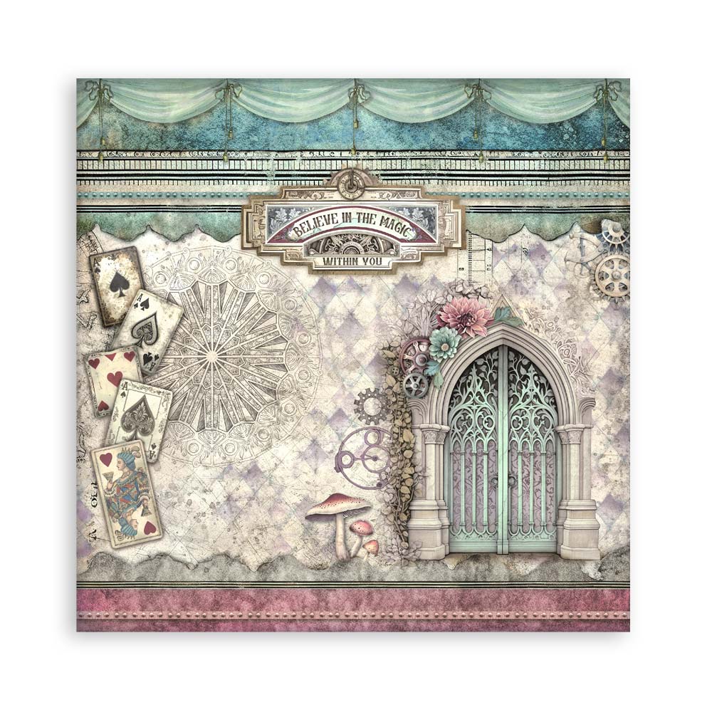 Bloc Scrapbooking 22 Hojas Master of Magic Stamperia - Image 13