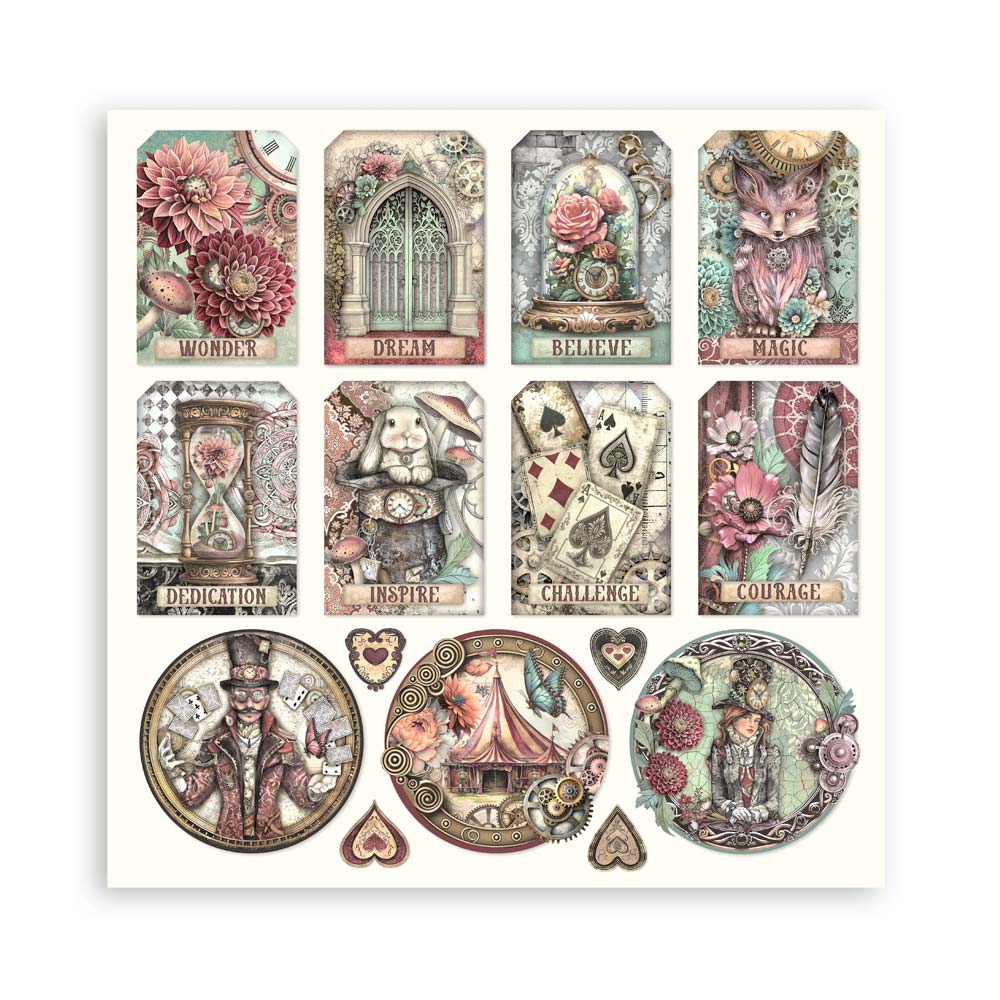 Bloc Scrapbooking 22 Hojas Master of Magic Stamperia - Image 20