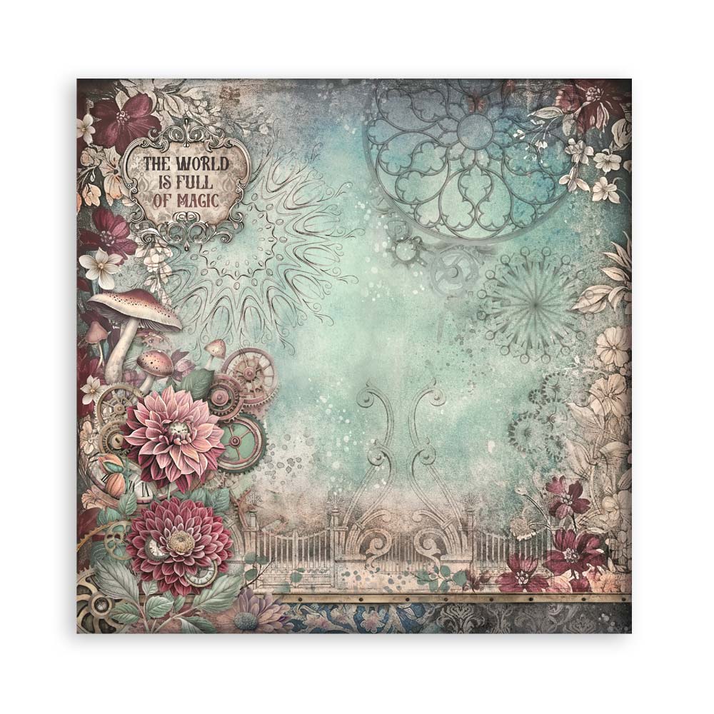 Bloc Scrapbooking 22 Hojas Master of Magic Stamperia - Image 3