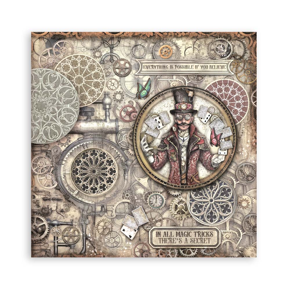 Bloc Scrapbooking 22 Hojas Master of Magic Stamperia - Image 6