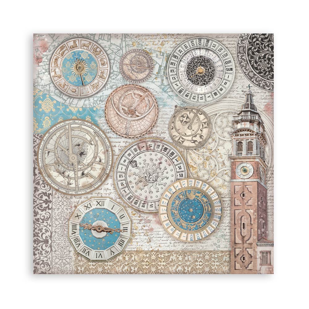 Bloc Scrapbooking 22 Hojas Venice City of Art Stamperia - Image 12