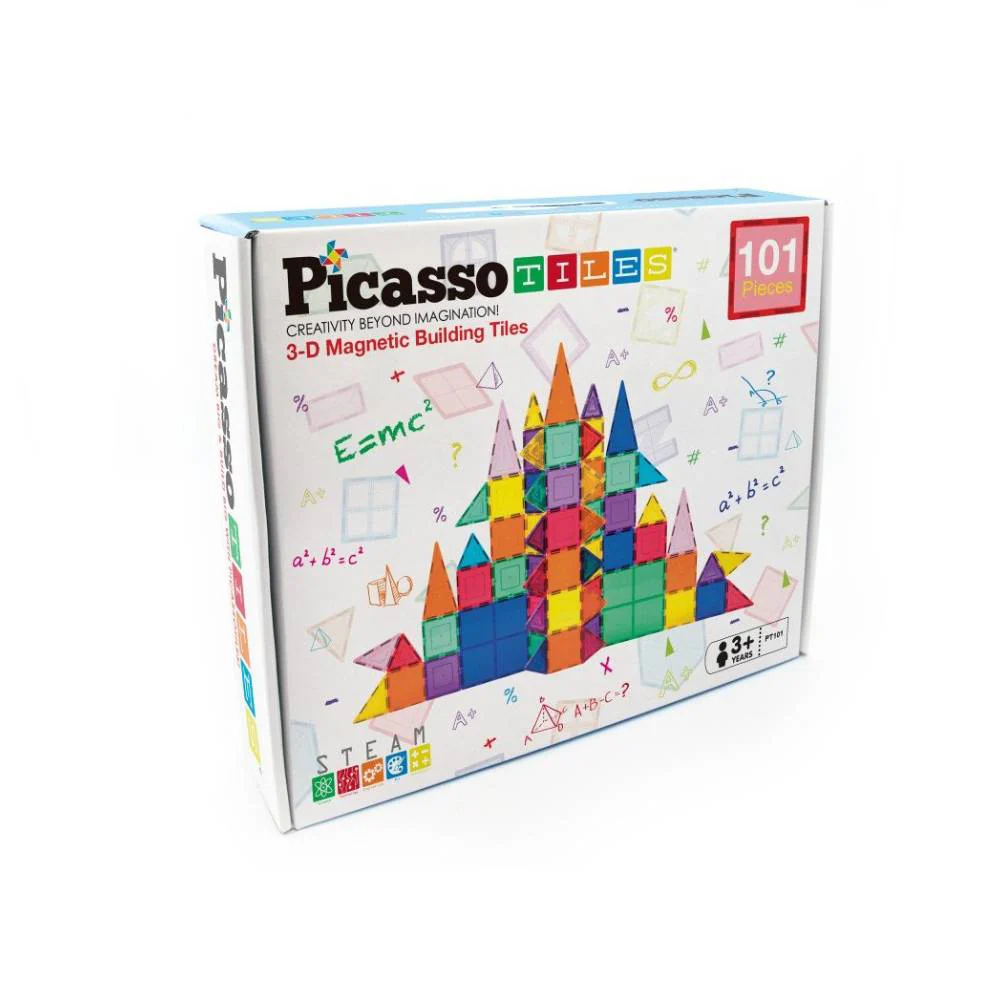 Bloques Construcción Magnéticos 101 Piezas Picasso Tiles - Image 4