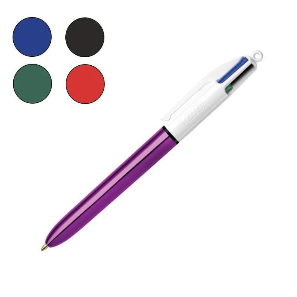 Bolígrafo 4 Colores Shine Bic - Image 2