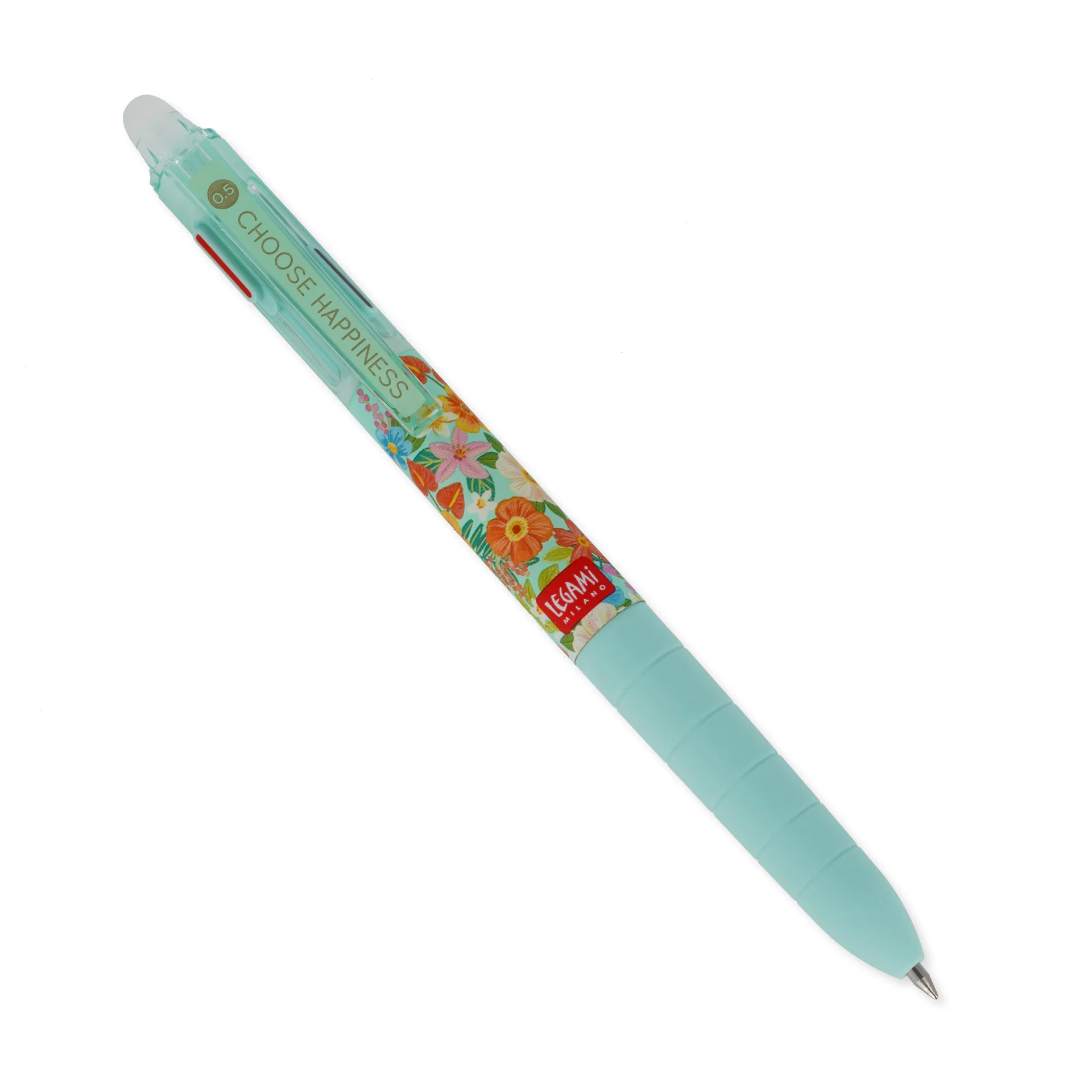 Bolígrafo Borrable 3 Colores Flowers Legami