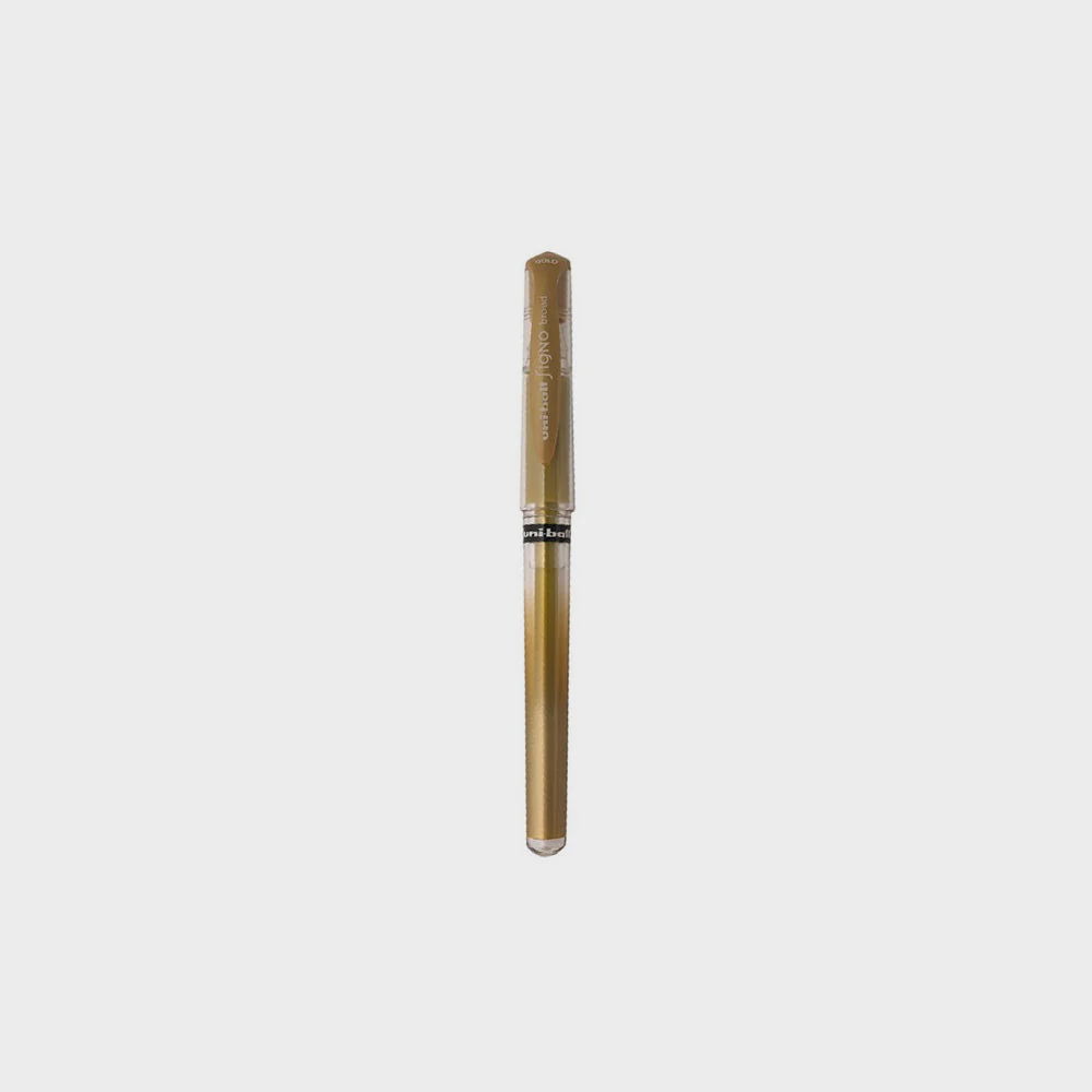 Bolígrafo Gel Oro Signo Broad 1mm Uni-Ball