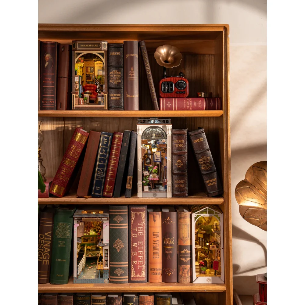 Book Nook Arcade Dating Robotime - Image 4