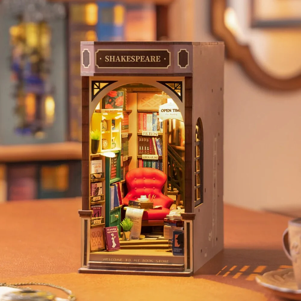 Book Nook Bookstore Robotime - Image 2