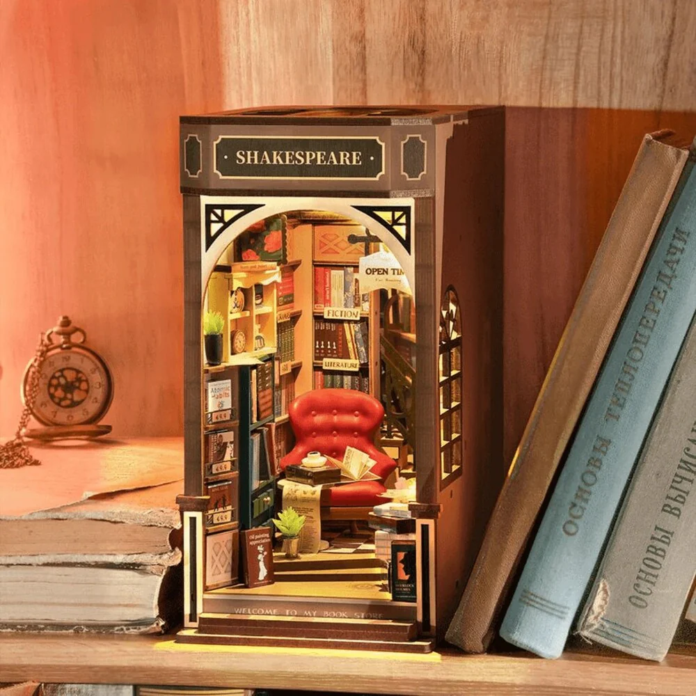 Book Nook Bookstore Robotime - Image 3