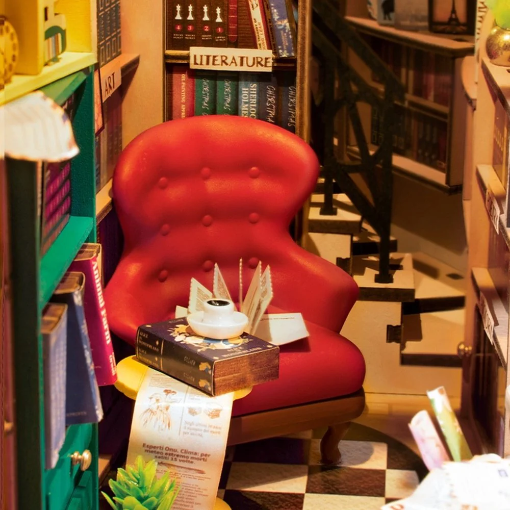 Book Nook Bookstore Robotime - Image 5