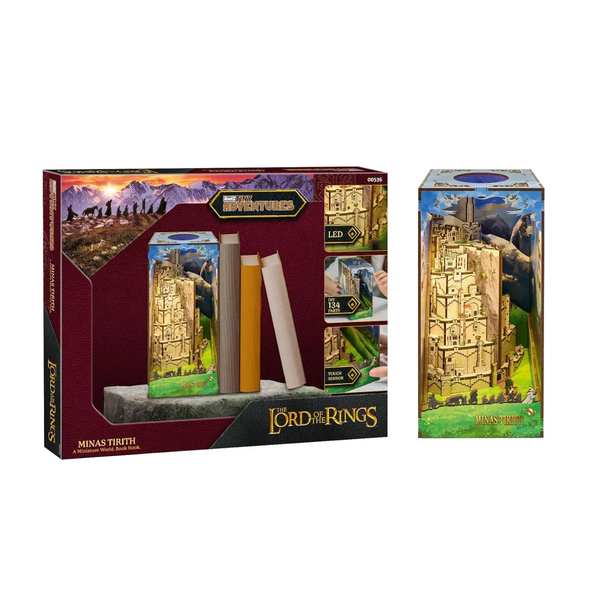 Book Nook El Señor de los Anillos Minas Tirith con LED Revell - Image 3