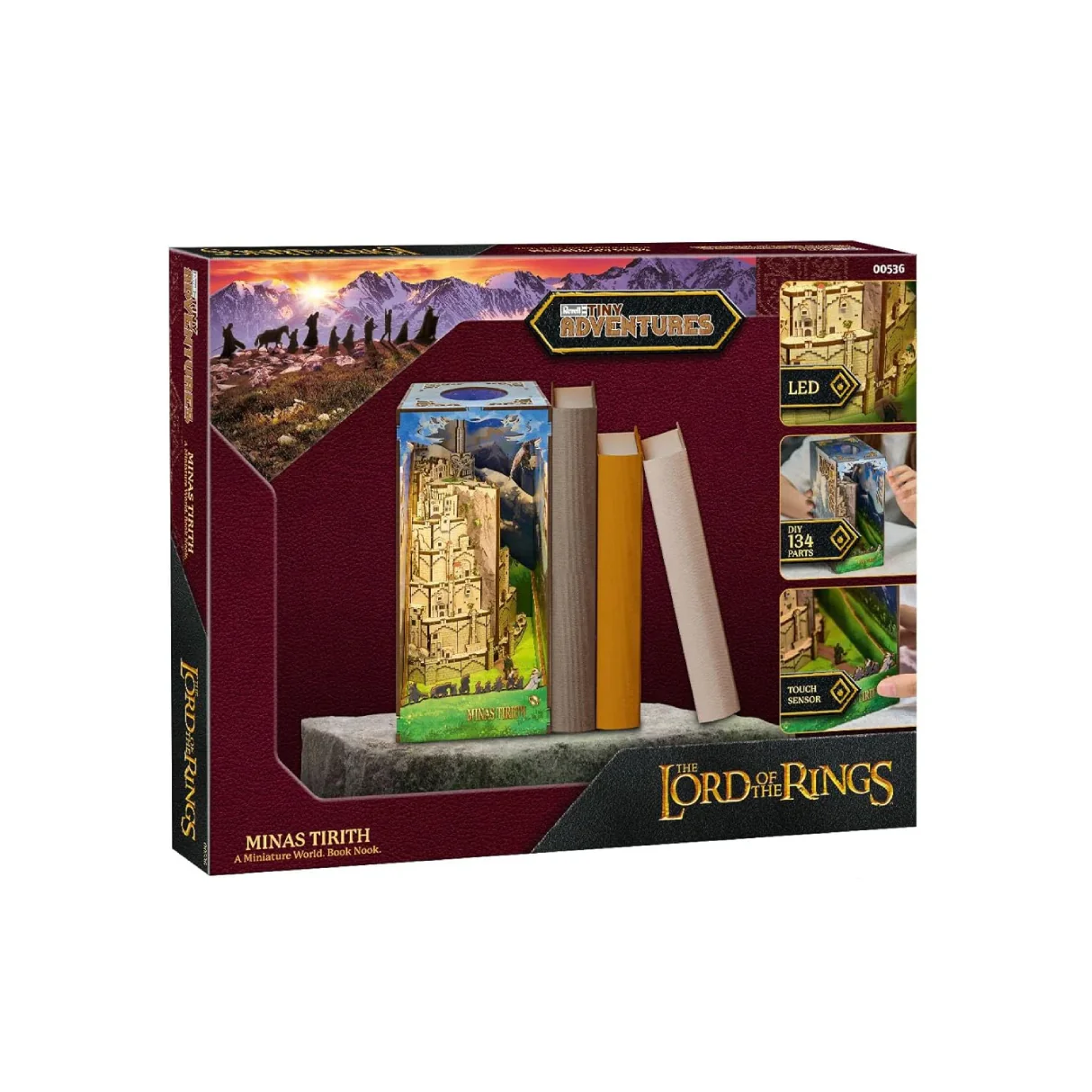 Book Nook El Señor de los Anillos Minas Tirith con LED Revell - Image 4