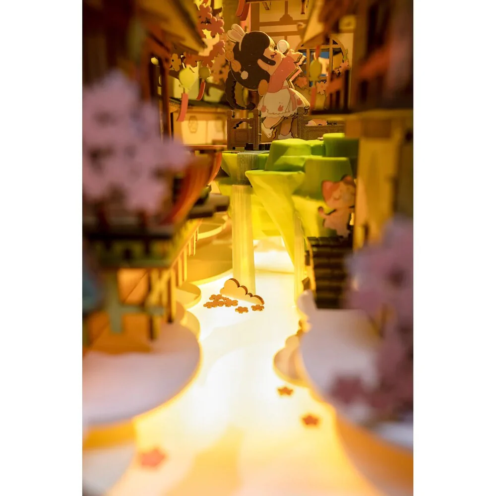 Book Nook Falling Sakura Robotime - Image 5