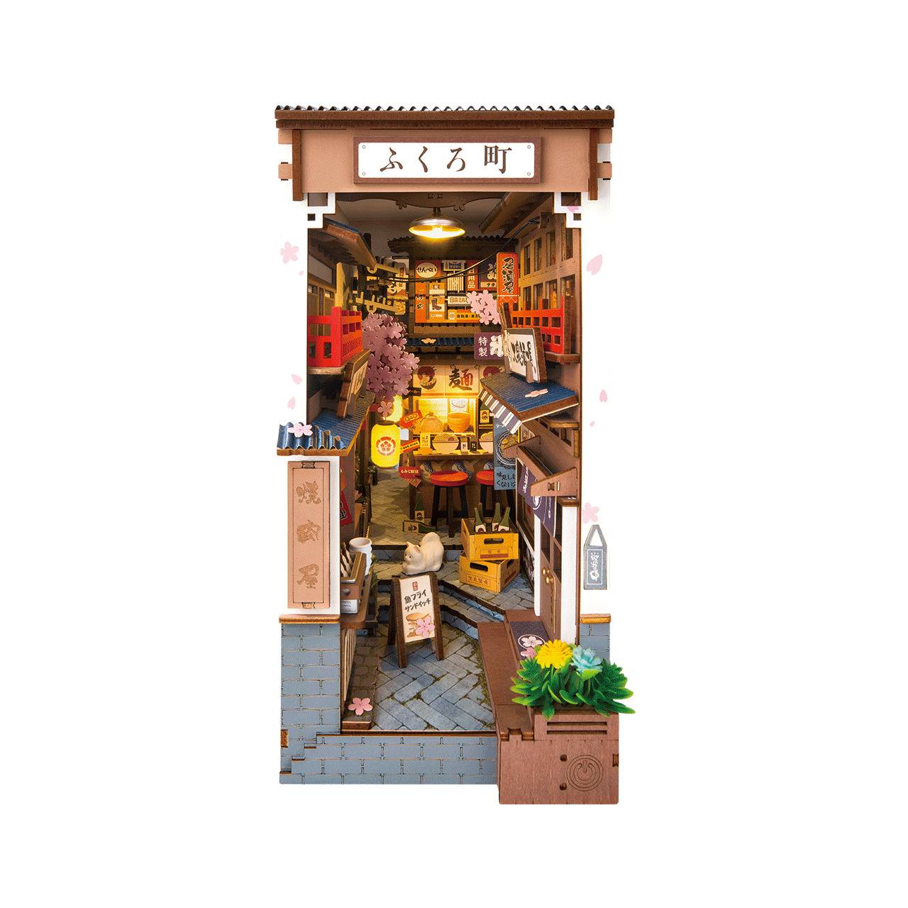 Book Nook Sakura Wine Alley Robotime - Image 2