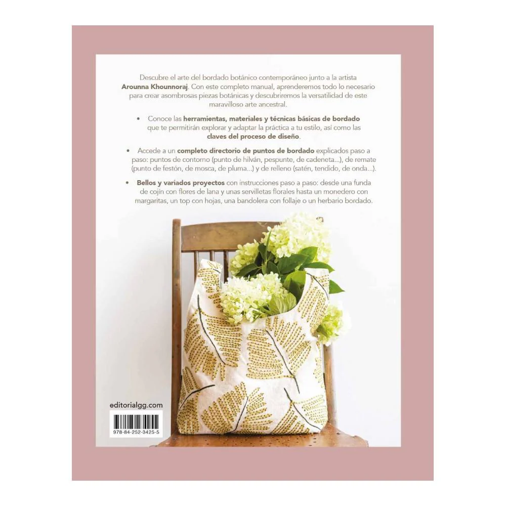 Bordado botánico: Guía de bordado contemporáneo con motivos naturales - Image 6