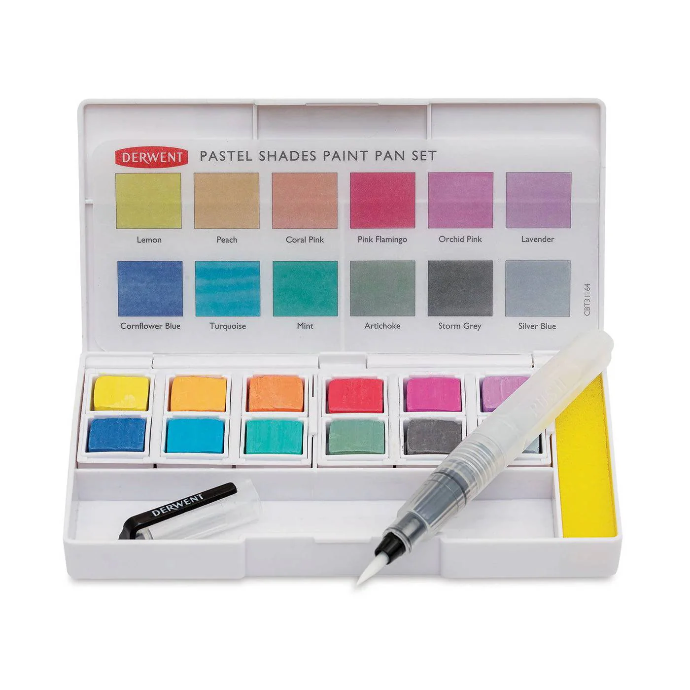 Caja 12 Acuarelas Tonos Pastel Derwent - Image 2