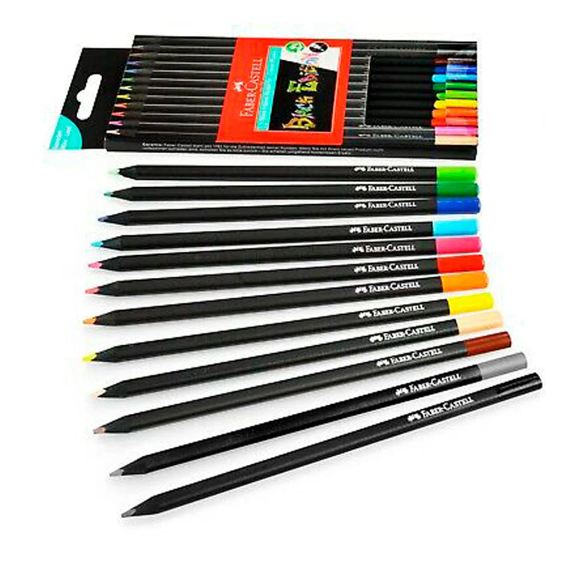 Caja 12 Lápices Black Edition Faber Castell - Image 2
