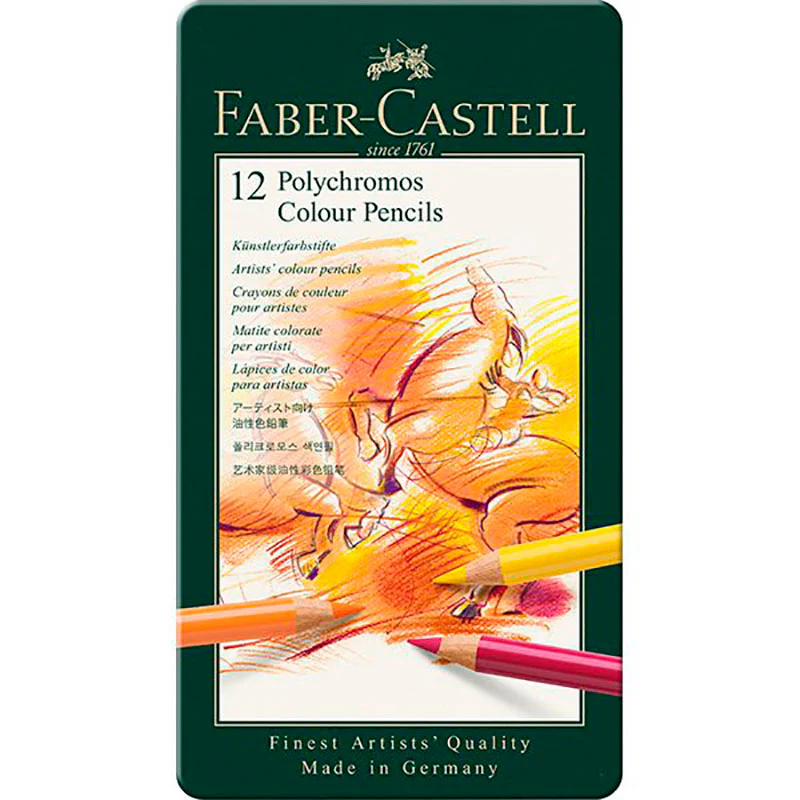 Caja 12 Lápices Polychromos Faber Castell - Image 2