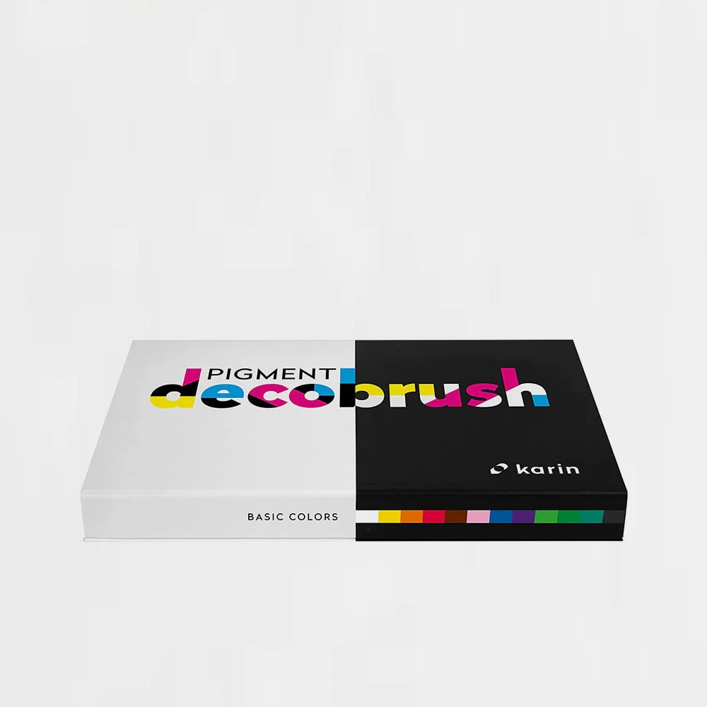 Caja 12 Rotuladores Básicos Pigment Decobrush Karin - Image 3