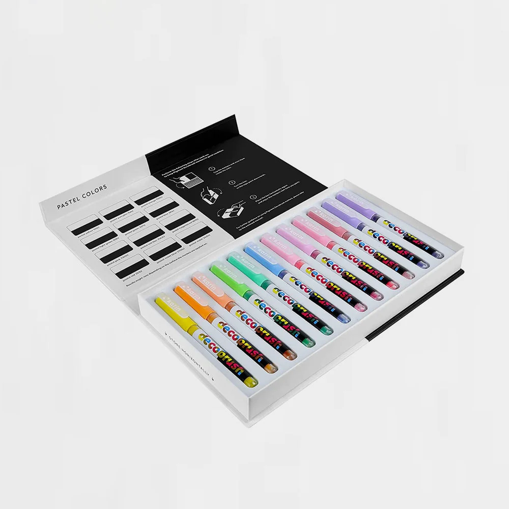 Caja 12 Rotuladores Pastel Pigment Decobrush Karin - Image 2