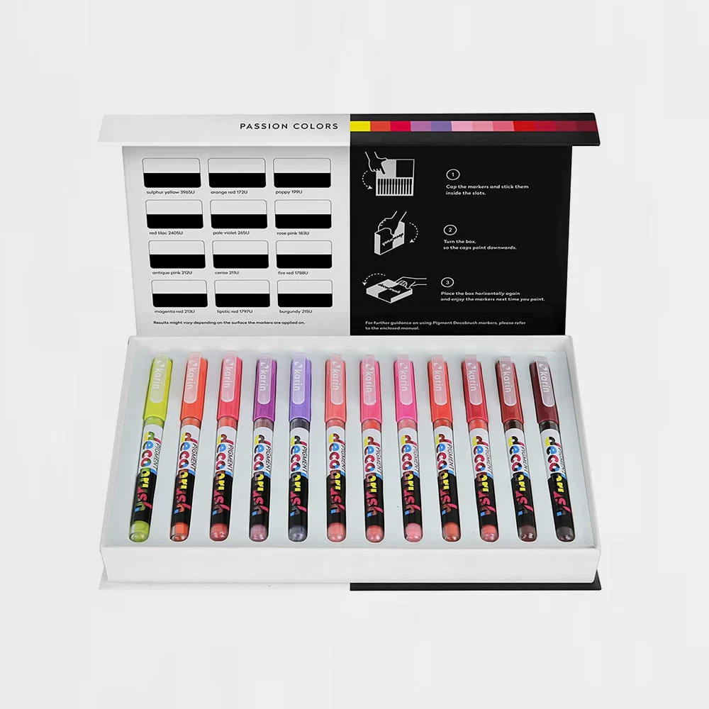 Caja 36 Rotuladores Pigment Decobrush Karin - Image 3