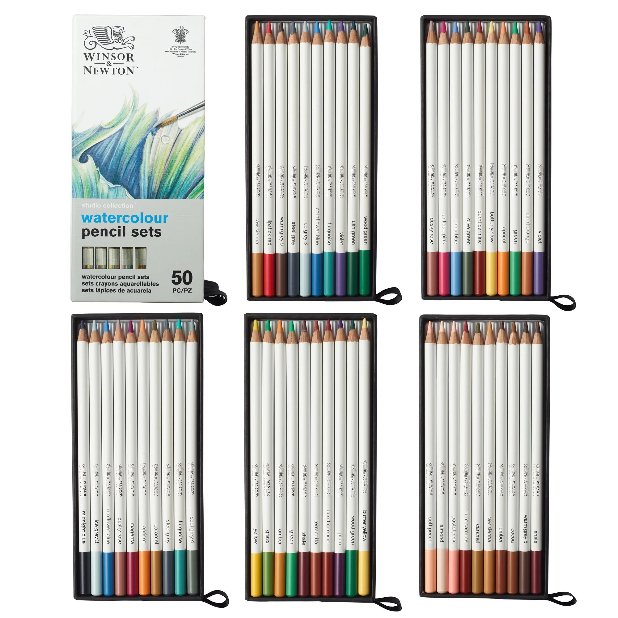 Caja 50 Lápices Acuarelables Studio Winsor & Newton - Image 3