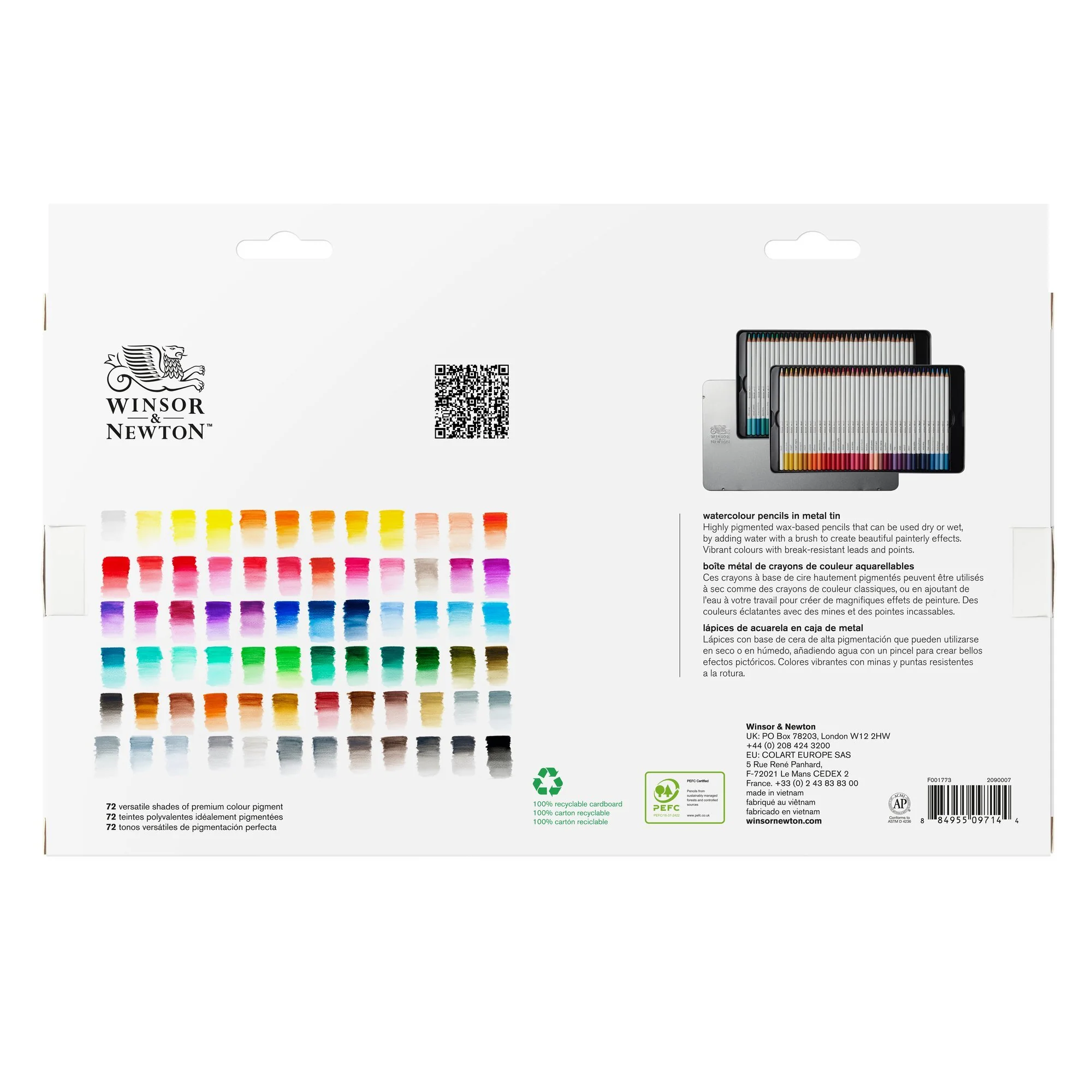 Caja 72 Lápices Acuarelables Studio Collection Winsor & Newton - Image 3