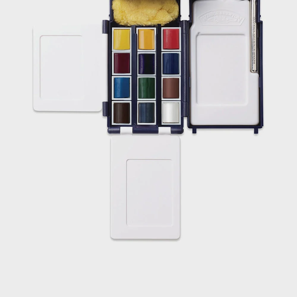 Caja Acuarela Viaje 12 Media Pastillas Cotman Winsor & Newton - Image 5