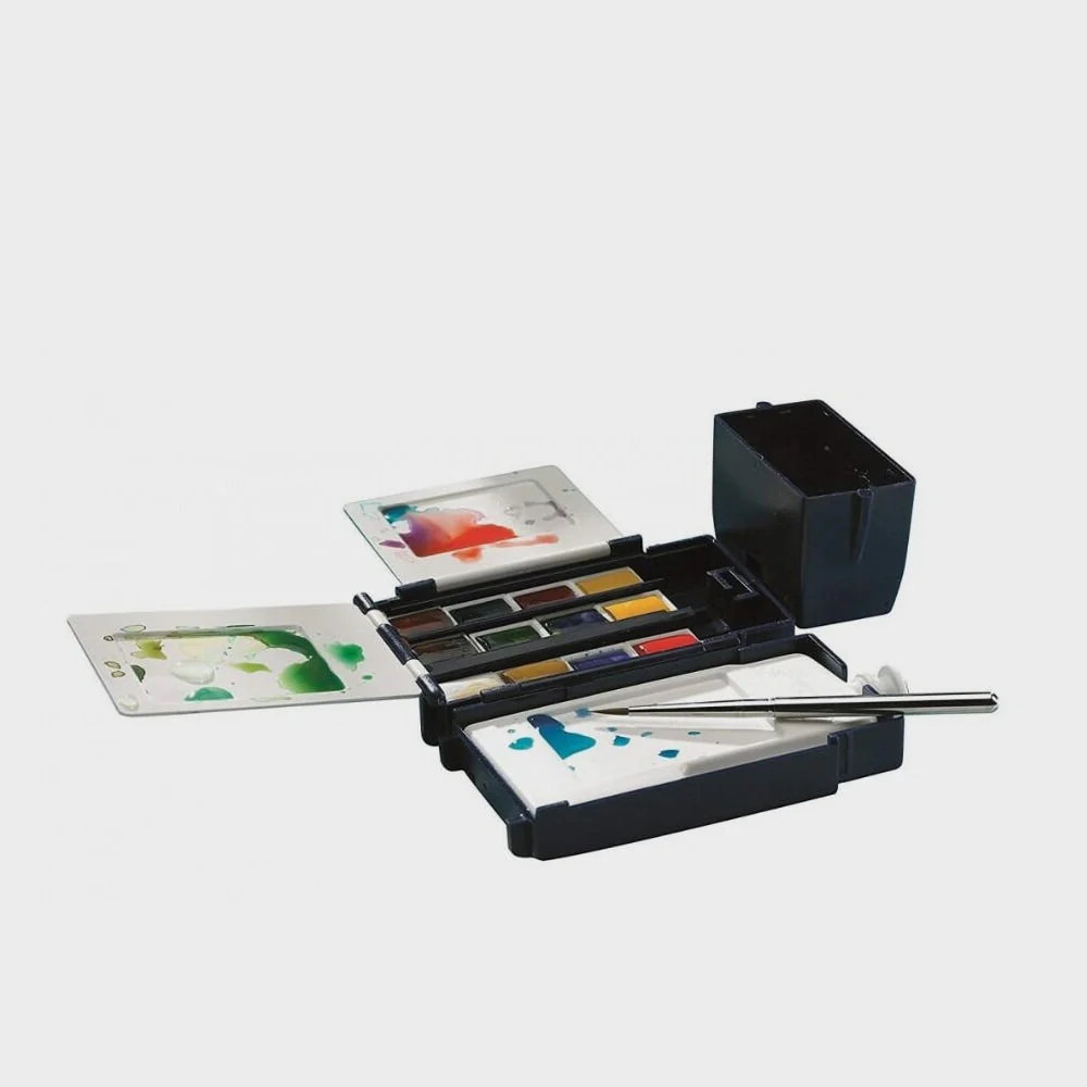 Caja Acuarela Viaje 12 Media Pastillas Cotman Winsor & Newton - Image 6