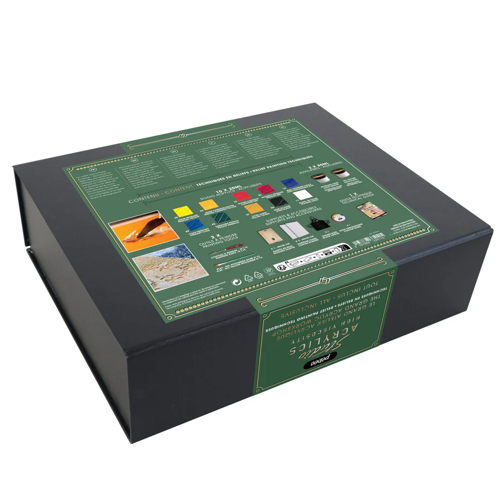 Caja Completa Técnicas de Relieve Pintura Acrílica Pebeo - Image 4
